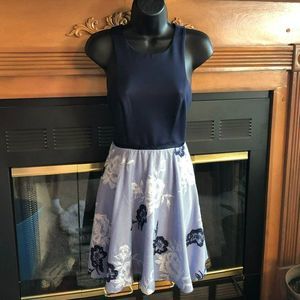 Jodie Kristopher Navy & White Dress Size 5